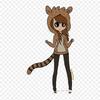 Giraffe Rigby Mordecai Iron On Heat Transfer Printing Vinyl Patches Sticker for Clothes DIY Appliques Washable Patches