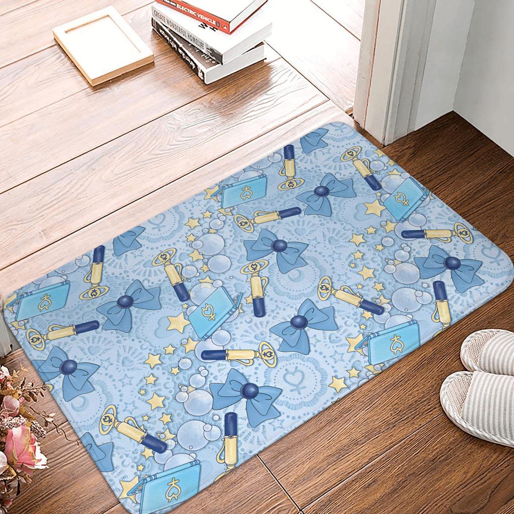 Anime Sailors Moons Doormat Anti-Slip Entrance Bathroom Kitchen Floor Door Mat  Garage Rug Carpet Footpad