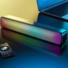 RGB Беспроводная колонка Совместимая с Bluetooth Настольная колонка Питание от USB Компьютерная колонка с сабвуфером Высокая громкость для ПК Ноутбука
