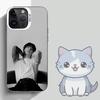 Чехол для телефона Kpop J-JungkookS для iPhone 16,15,14,13,12,11,Mini,Pro,SE,MAX Белый Матовый Ударопрочный Чехол
