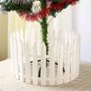 5/10Pcs Fashion DIY Christmas Fence White Picket Xmas-Tree Belt Garden Fence Home Decor Yard Edging