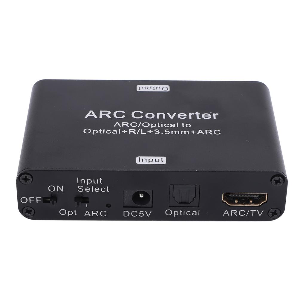 HD Multimedia Interface ARC Converter 192KHz DAC Digital To Analog Converter 3.5mm Jack for TV