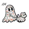 Durable Zinc Alloy Pin Halloween Cartoon Ghost Enamel Brooch, Spooky Metal Lapel Pin, Costume Accessory Sweater Cardigan Coat Suit Scarf Decor,