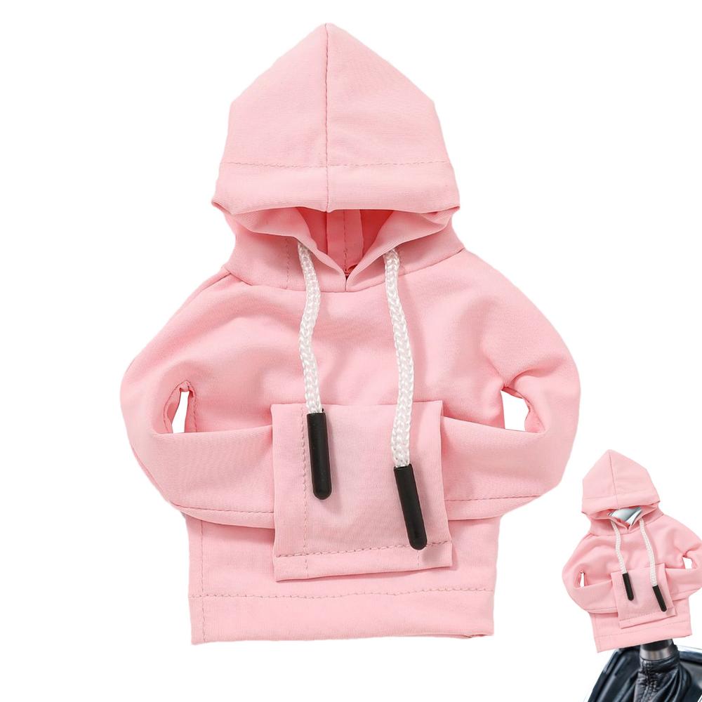 Толстовка с капюшоном на рычаг переключения передач, мини-толстовка с капюшоном, чехол для ручки переключения передач, дышащая толстовка с капюшоном для автомобиля, симпатичные гаджеты для салона автомобиля, внедорожника