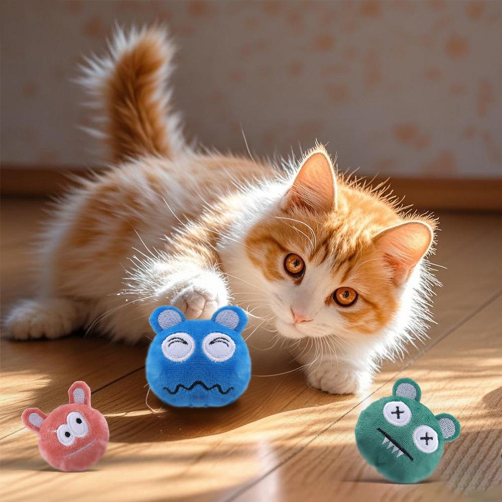 Funny Monster-Shaped Cat Toy: Creative Design with Catnip, Soft Chew-Resistant Plush Toy for Cats, Fun Interactive Pet Plaything