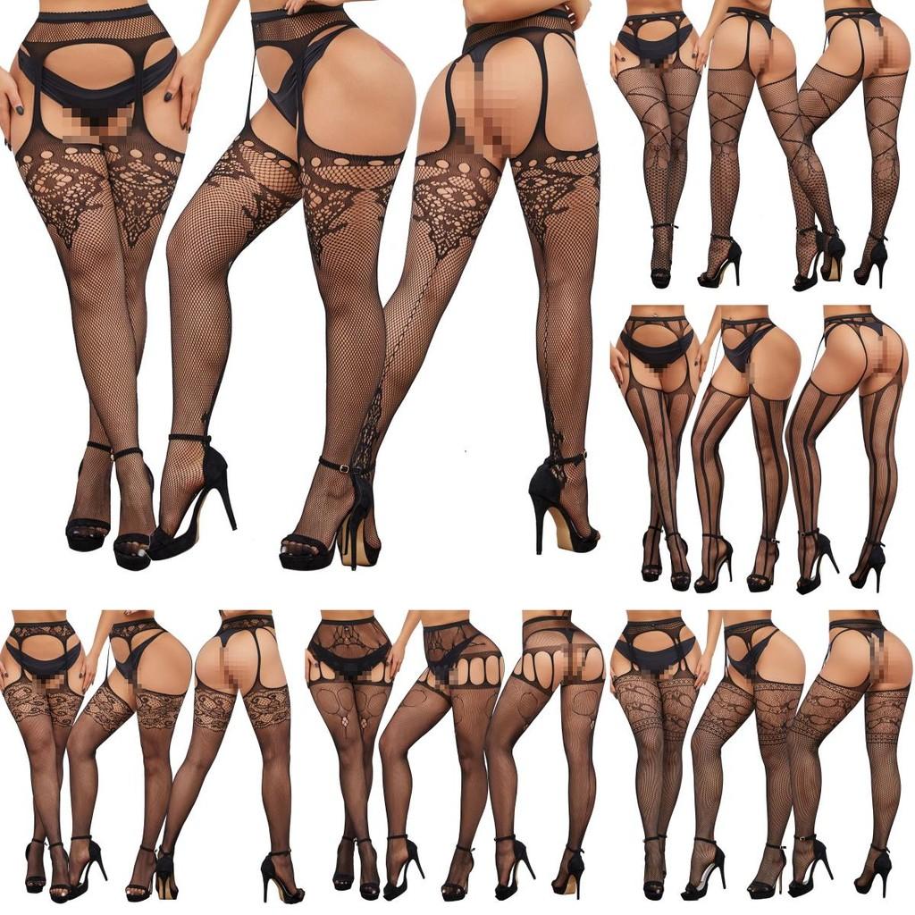 Sex For Stockings Women With Stretchy Fishnet Design Crotch Socks Fashion Gift