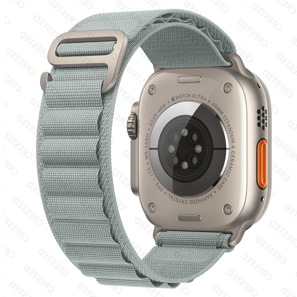 Ремешок для Apple Watch Bands ultra 2 3 49мм 44мм 40мм 41 45мм 42мм 46мм Альпийская петля correa браслет iWatch серия 7 se 8 9 10 11