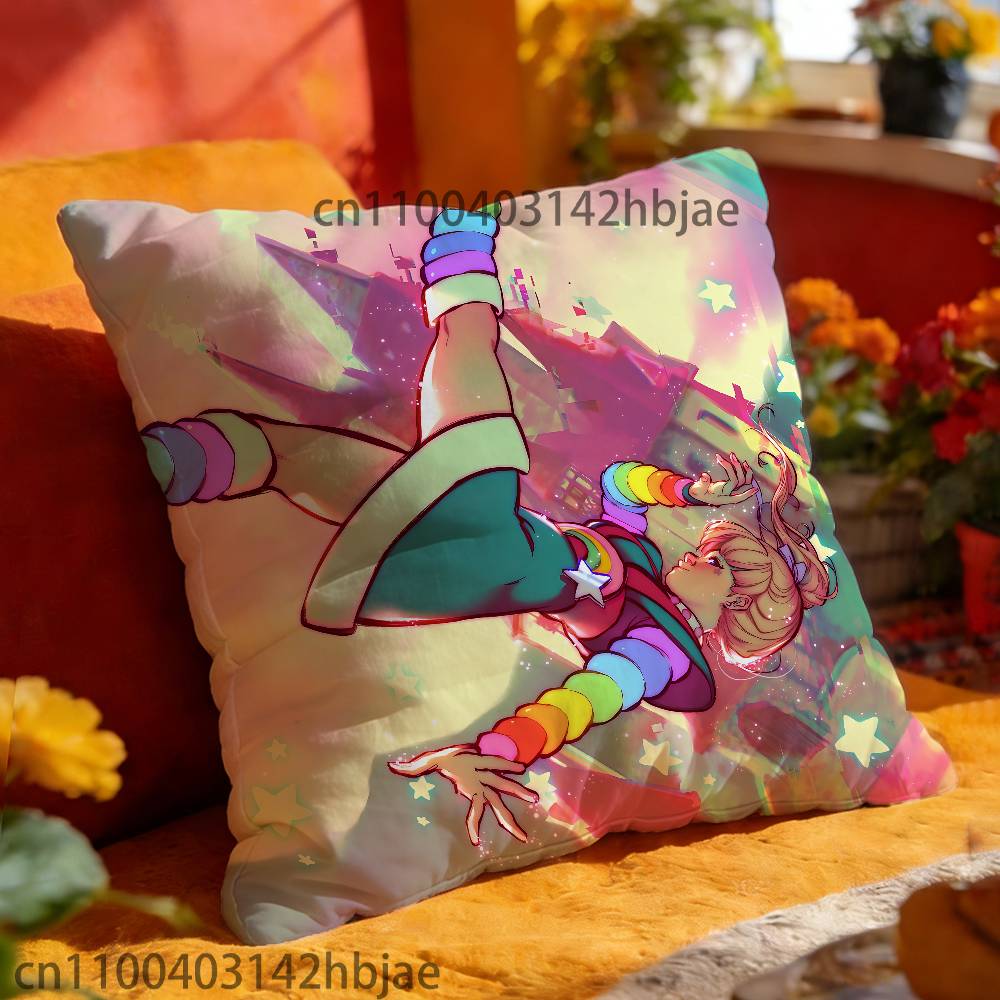 Чехол на декоративную подушку R-Rainbow B-Brite для 45x45см 55x55см 30x30см Квадратный Чехол на Подушку для Автомобиля Декор для Дома Спальни Подарок