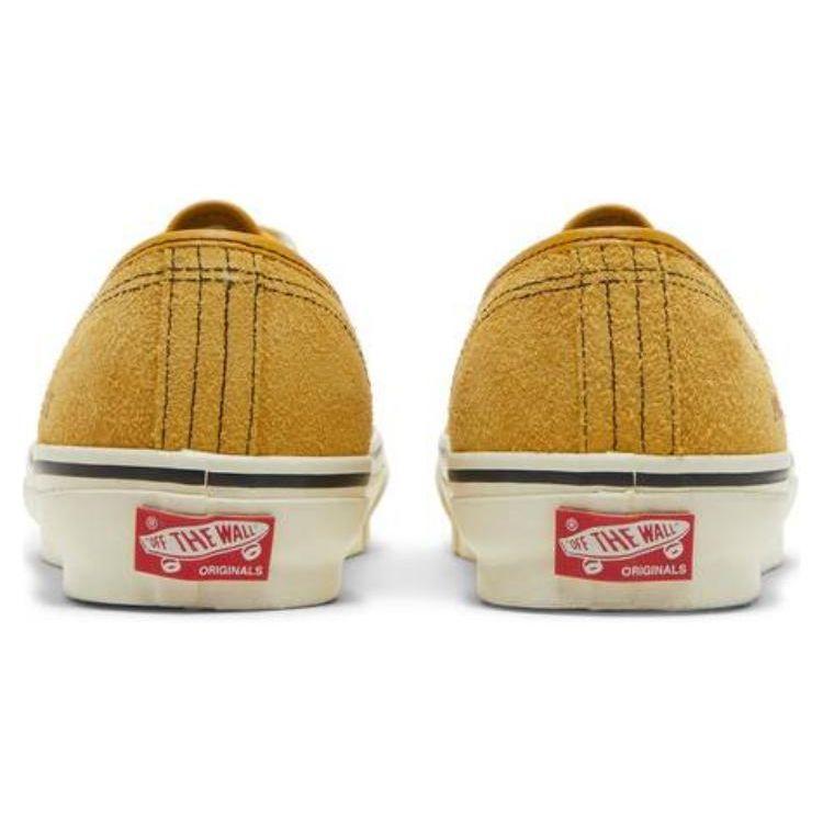 Vans Vault OG Authentic SP LX Julian Klincewicz Suede Nugget Gold Кроссовки унисекс из волосатой замши VN0A5DYGAR6