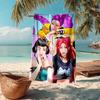 KPOP Hunter Модное пляжное полотенце: Идеально для летних приключений Мягкое, впитывающее и быстросохнущее, подходит для плавания и купания