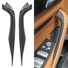 Carbon Fiber Print Inner Door Pull Handle Trim Cover for BMW 5 Series G30 G31 G38 Enhances Interior Aesthetic and Protection