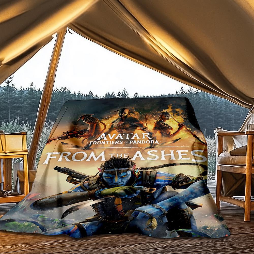 1 шт. Аватар, Пандора, Уличный персонализированный фланелевый плед, Мягкий, Легкий, Персонализированный фланелевый плед, Цифровая печать,