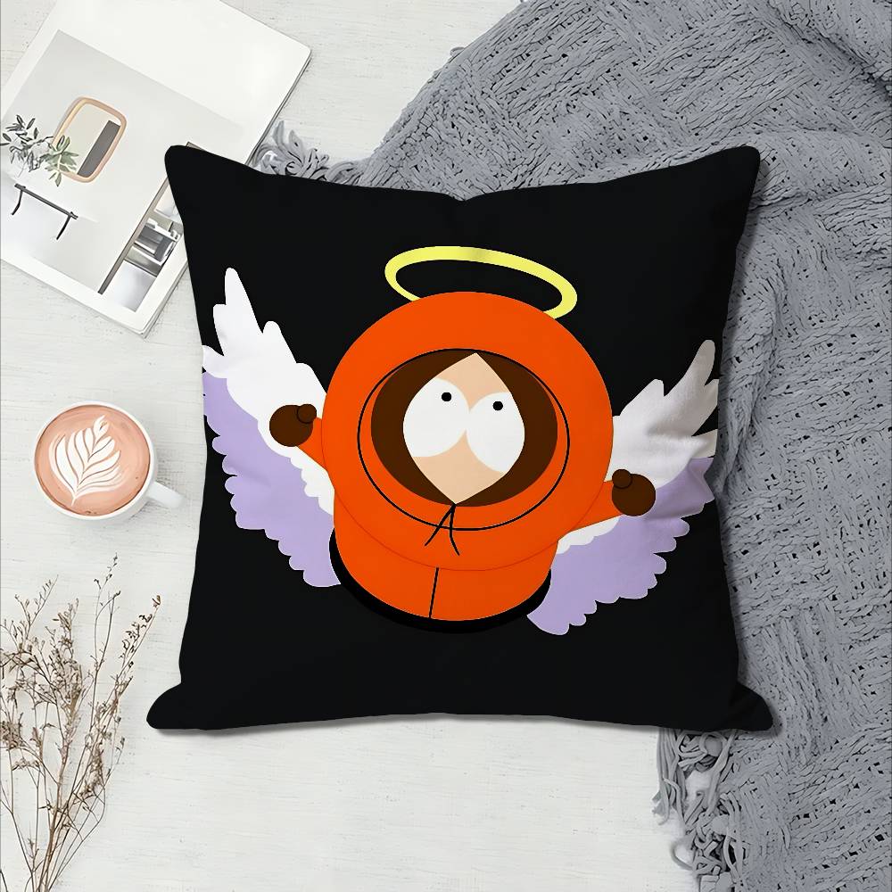 Funny SSouth ParksS Anime Celebrity Merchandise AllMatch Printed Pillow Case Sofa Car Office Room Decoration Protector
