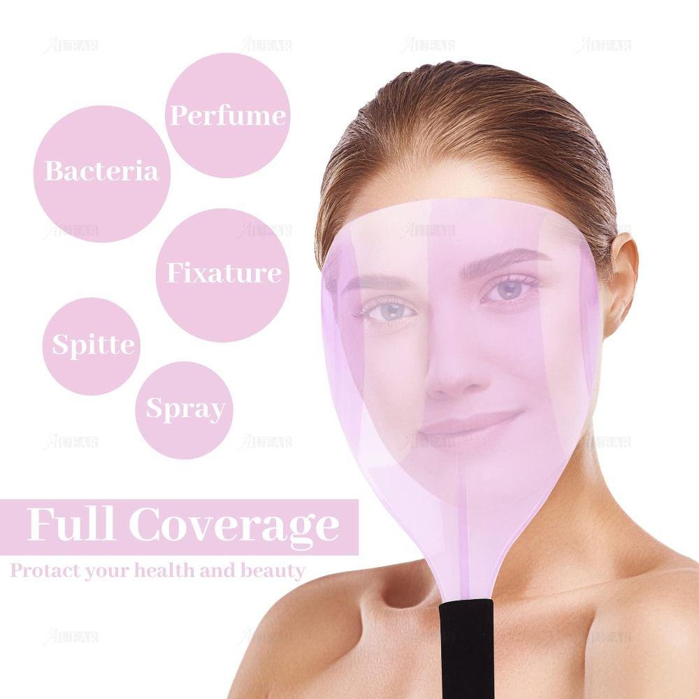 Lightweight Barber Salon Shield Reusable Makeup Protector Hairdressing Protector Hairdressing