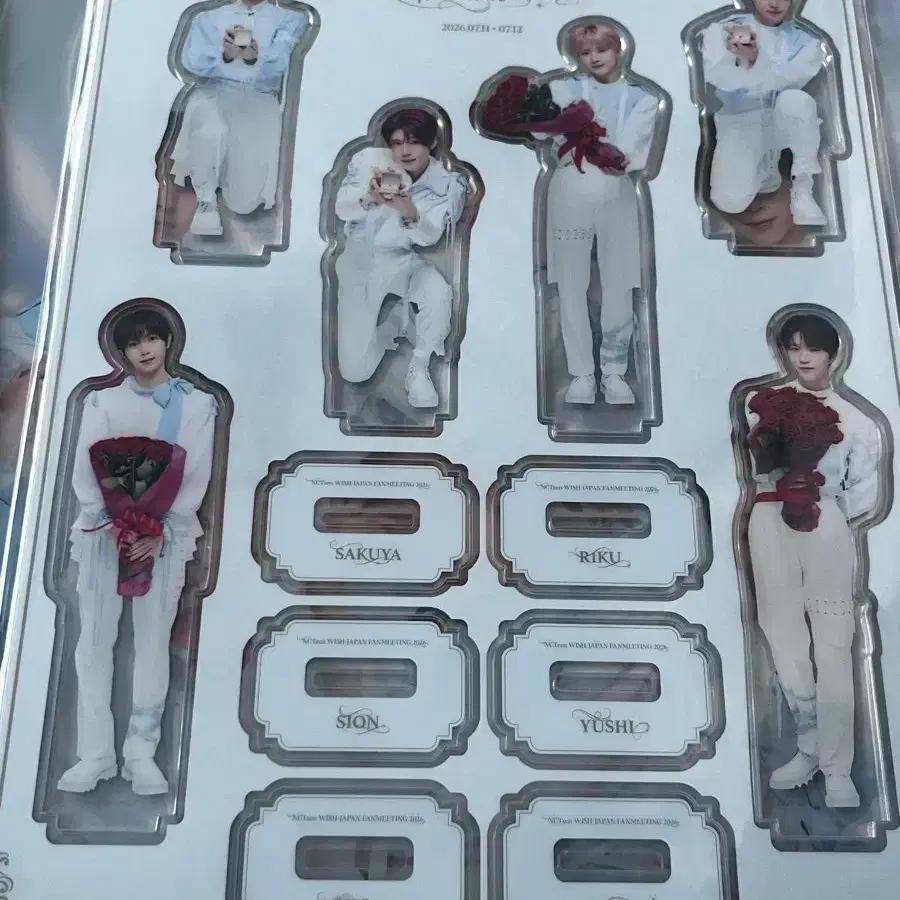 NCT Wish Japan Fan Meeting Entrance Gift Acrylic Stand