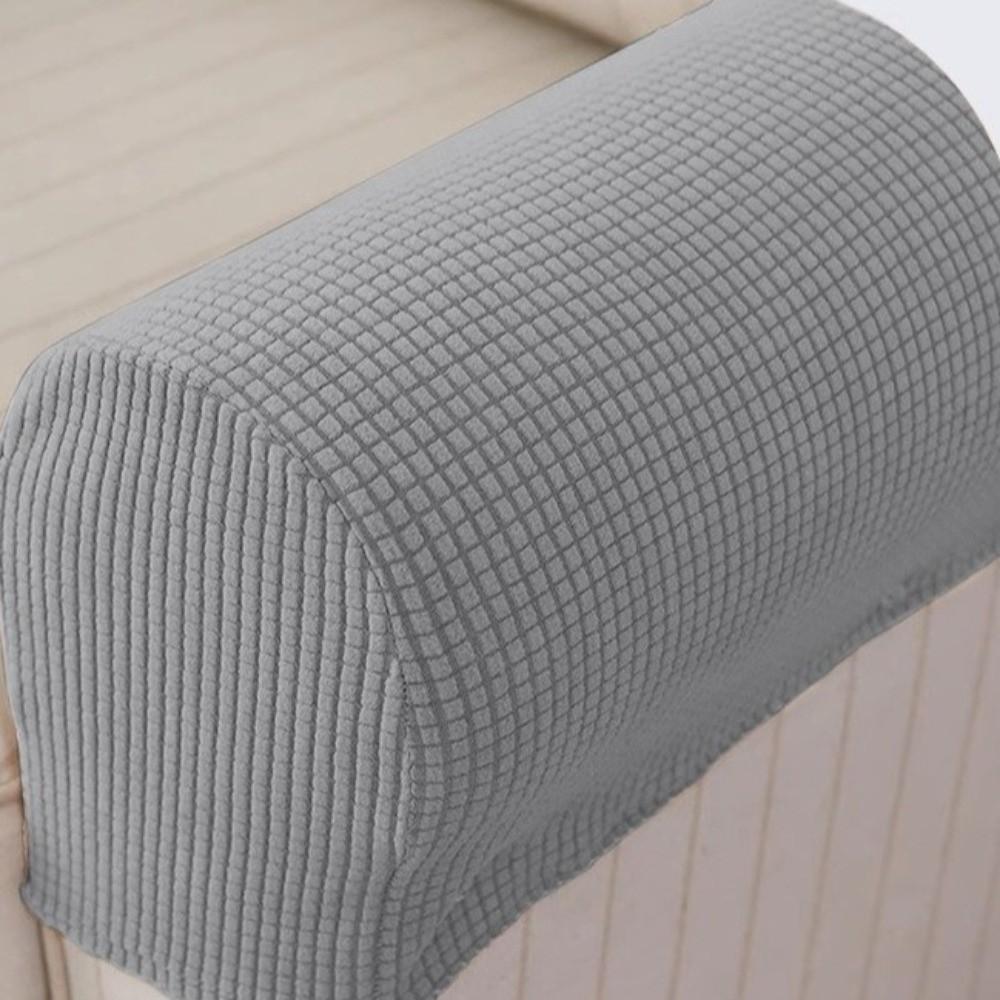 2Pcs Elastic Stretch Jacquard Sofa Arm Covers Dust-Proof Armchair Slipcovers Couch Cover  Sofa