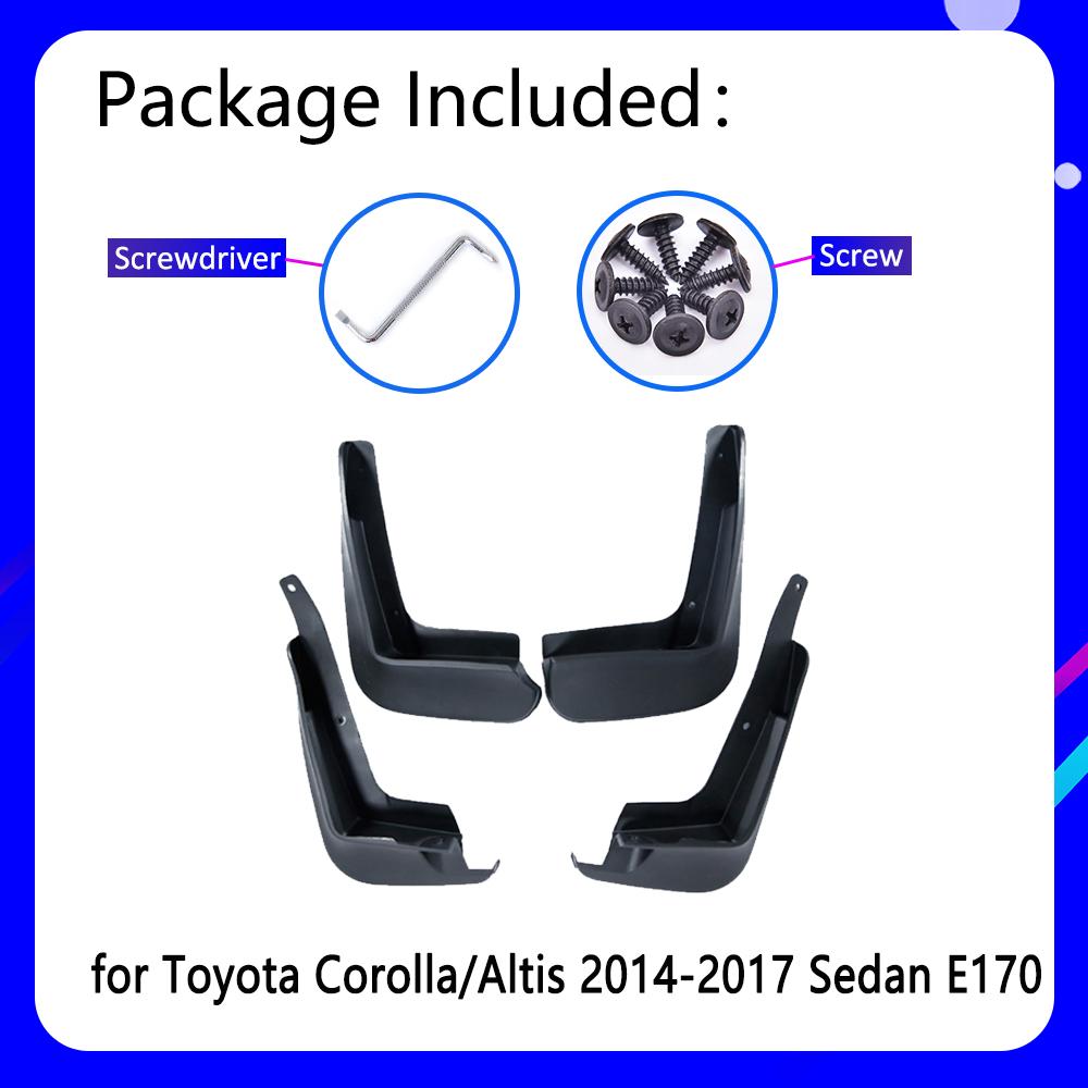 Крылья для Toyota Corolla Altis E170 2014 2015 2016 2017 автомобильные аксессуары брызговик Fender авто замена