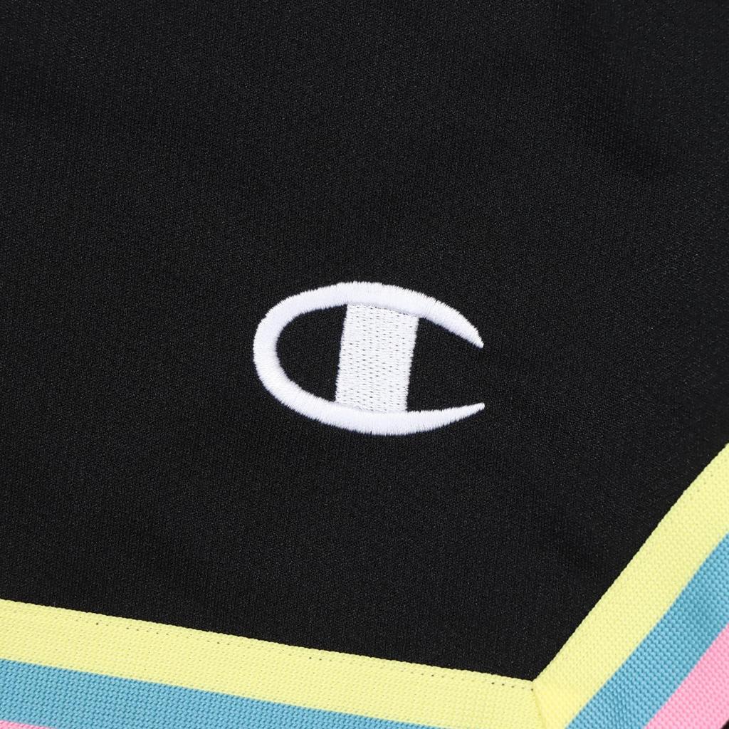 Champion Shorts with Embroidered Black Women's Quick-Drying Logo, (CW-CB525)