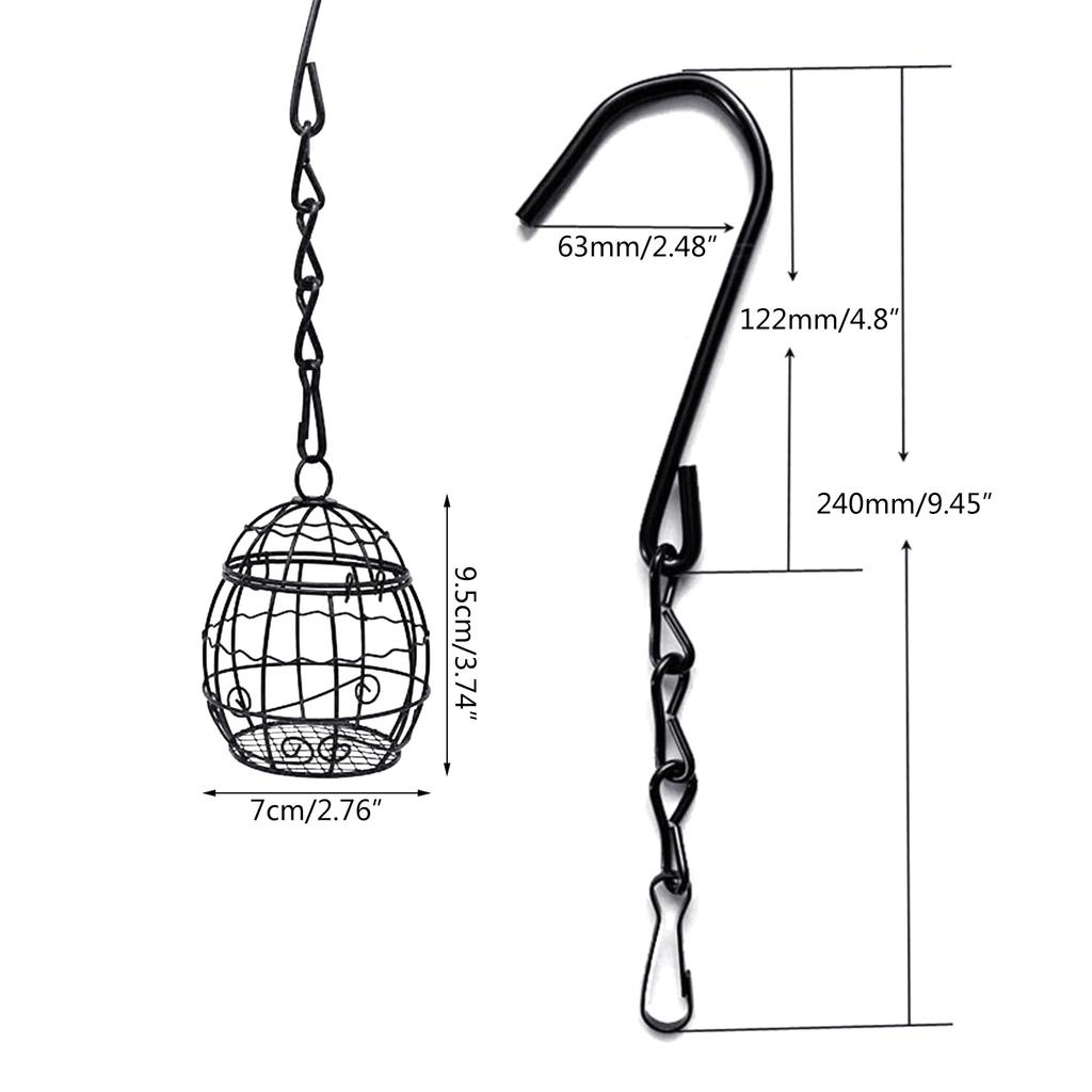Подвесные кормушки для птиц на открытом воздухе SquirrelProof Садовые кормушки для птиц на заднем дворе Держатель для толстых шариков Кормушка для мелких диких птиц