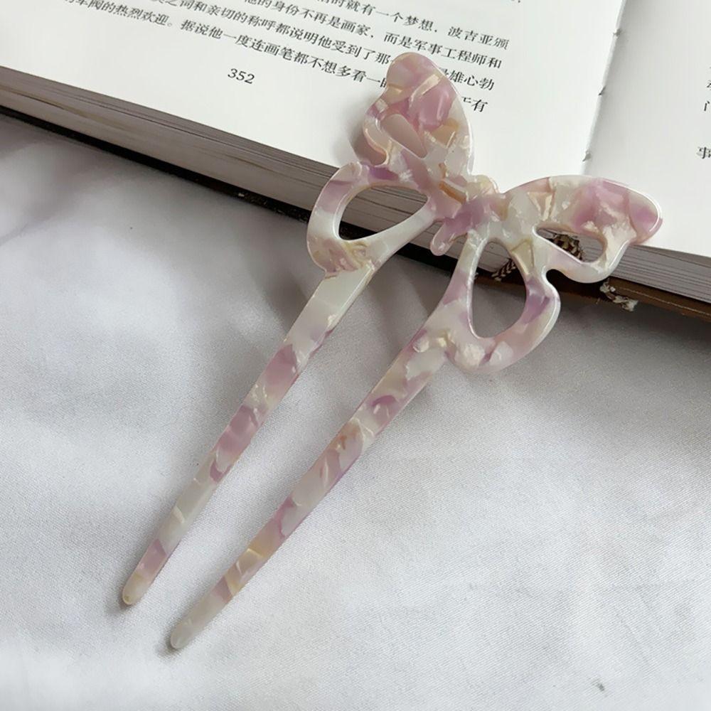 Geometric Hairpins Acetate Hair Fork Fashion Hair Sticks
