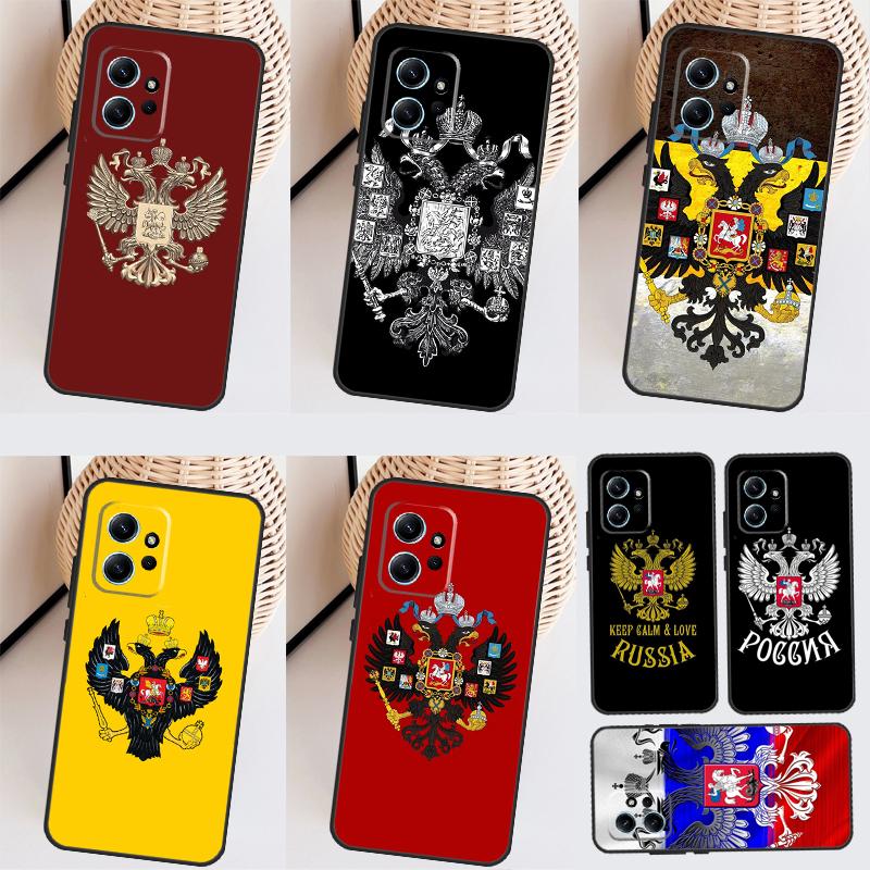 Russian Empire Coat of Arms Case For Xiaomi Redmi Note 12 Pro Plus Note 11 9 10 Pro 12S 11S 10S Redmi 12 9C 10C Cover