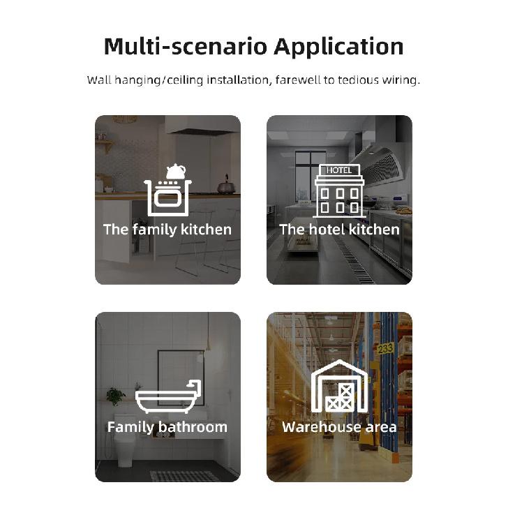 Детектор утечки газа Tuya Smartlife APP с дистанционным управлением WIFI для домашней системы охранной сигнализации, датчик горючего газа CO