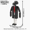 MOOXI Skibidi Туалет Кемпинг Набор MOC Кирпичи Игра Супер Титан Босс Вуфер ТВ Камера Динамик Сирена Человек Босс Строительные блоки Детские игрушки