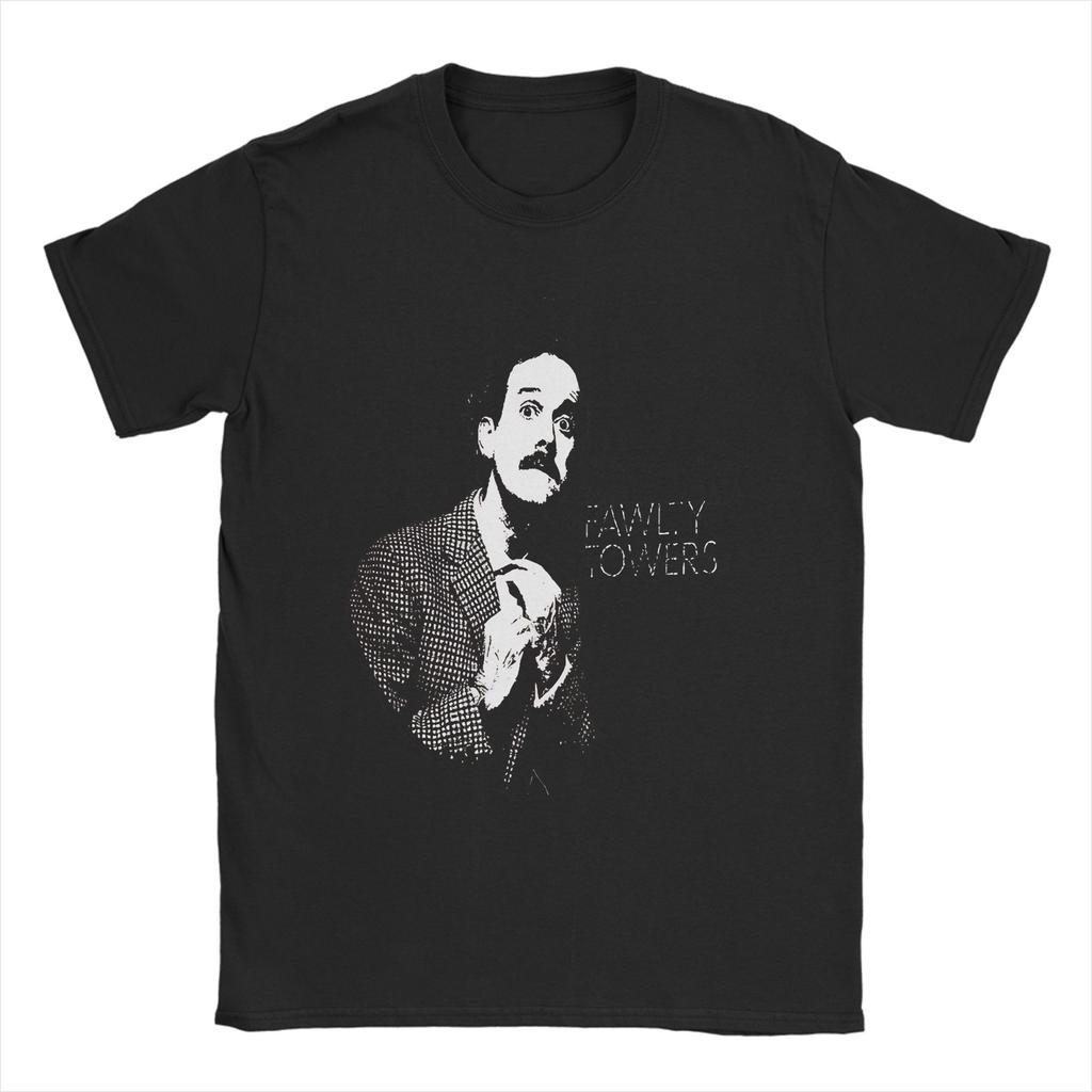 Vintage Fawlty Towers The law of England nothing to do with me TShirt Unisex Cotton Short Sleeve Oneck Summer TopsTops