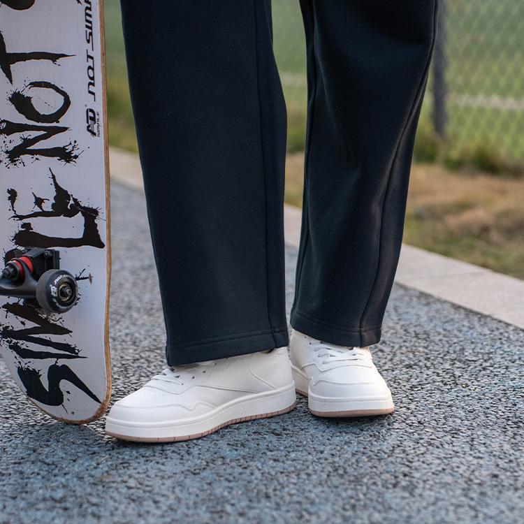 Reebok Court 1000 Trendy Versatile Low-Top Sneakers Unisex Sneakers White Pink 24FRC907U2GF3