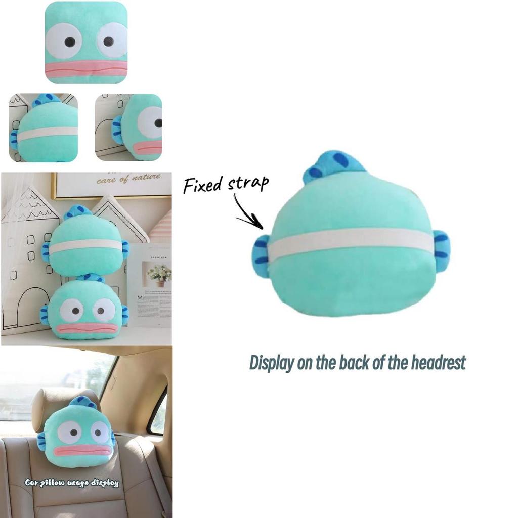 Cartoon Anime Mermaid Hantham Plush Doll, Ugly And Soft, Cushion For Sofa And Bed