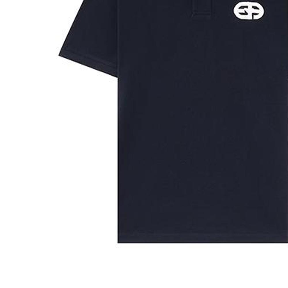 EMPORIO ARMANI FW22 Polo Shirt Men's Dark Blue 6L1FA5-1JTKZ-0920