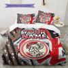 Custom Name,AFC Ajax Pattern Bedding Home Decoration Birthday Gift ( 1 duvet cover + 2 pillowcase, without core),fan merchandise.