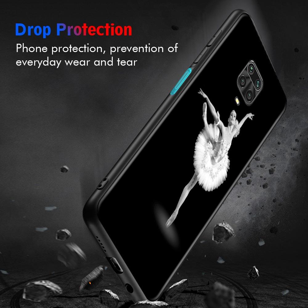 Case For Xiaomi Redmi Note 11 9 8 10 Pro 9s 8t 7 10pro Max Cover For Redmi 11 9 9c 9a 8 8a 7 7a Dance Girl Ballerina Ballet