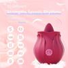Секс-игрушка Rose с вибратором для лизания языка для женщин, стимуляция сосков точки G, перезаряжаемая вибрационная машина, клиторальные вибраторы