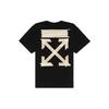 Golden Arrow Tape Patch Classic Tee Men Tops Black OMAA038G20JER0021048