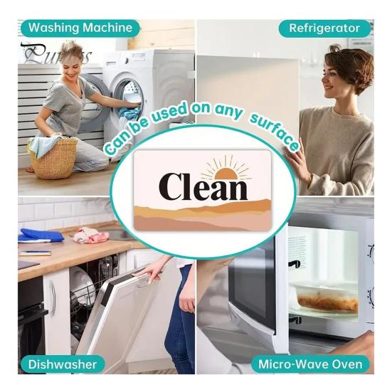 2 шт. грязно-чистый магнит для посудомоечной машины посудомоечная машина грязно-чистый магнитный индикатор акриловый знак украшение для кухни холодильника