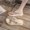 Модные сандалии Jewels Slides Crystals on Beach женские тапочки шлепанцы обувь для женщин Rhenstone New Style H Sandal Shoes Оптовая продажа 39