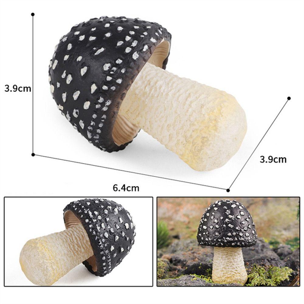 Landscape Miniatures Simulation Mushroom Vegetable Model Fungus Model  Photograph Props