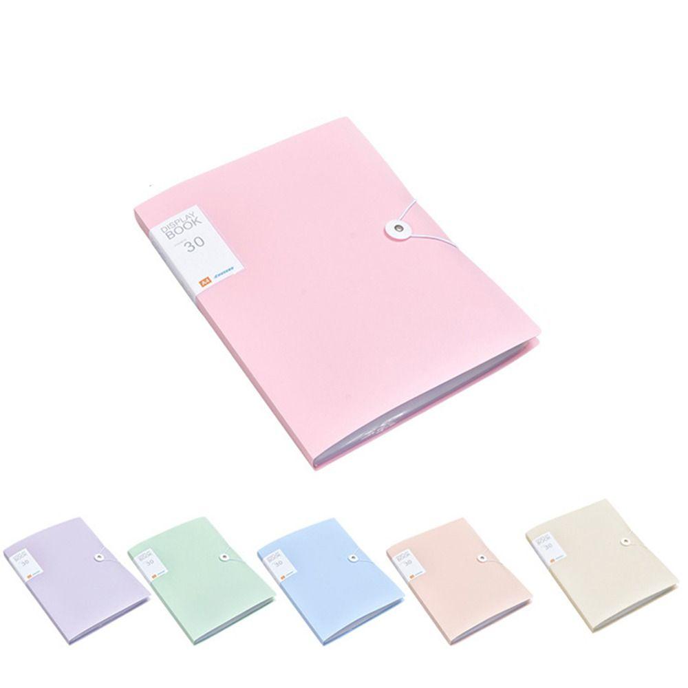 Fashion A4 File Paper Folder Dustproof Classified Document Holder Transparent Insert Large Capacity Information Bag Music Score