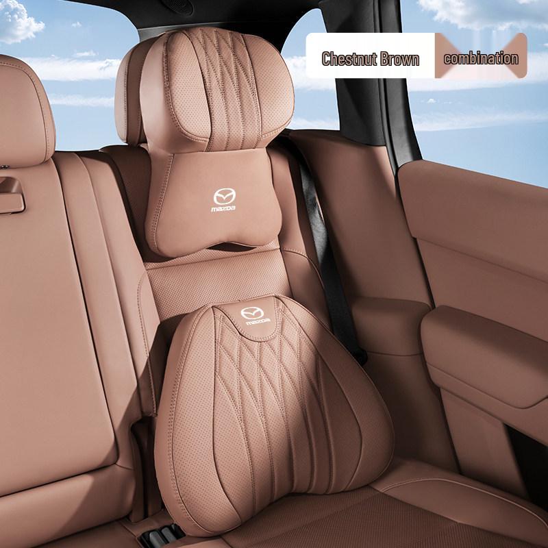 Mazda Headrest Lumbar Support & Neck Pillow for 3/6/8, Atenza, CX5/CX4, Angkesaila, Ruiyi