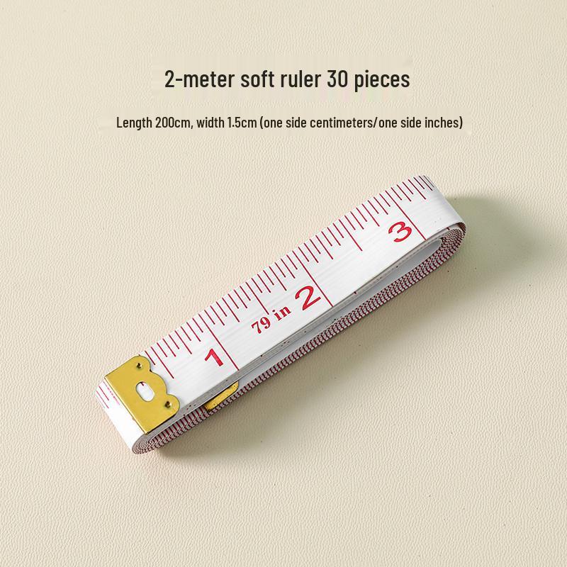 Portable Soft Ruler for Measuring Bust, Waist, Hips, Legs, and Clothes Circumference – Tailor Tool with Widened, Thickened Tape