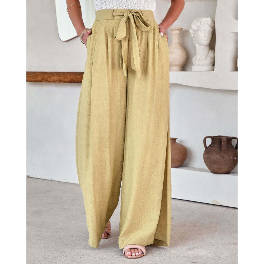 Летние женские широкие брюки. Повседневные брюки. Удобные широкие брюки с высокой талией.
