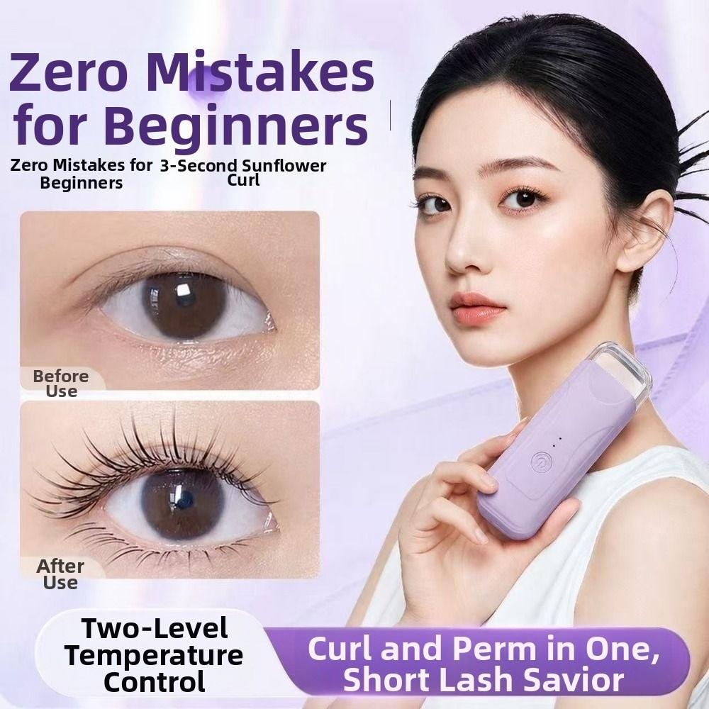 Long-Lasting Lift Electric Lash Curler Fast Heating Perm Eyelash Curler Women
