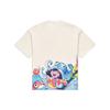 Li Ning X League Of Legends Collaboration Серия Pool Party Футболка унисекс с мультяшным принтом, круглым вырезом и коротким рукавом, цвет молочный AHST865-1