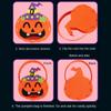 4pcs Spider Halloween Candy Bag Cartoon Storage Bucket Cute Gift Basket Tote Bag  Festival