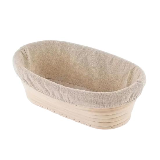 Bread Proofing Basket Handwoven Rattan Banneton for Sourdough Baking Round Spiral Design