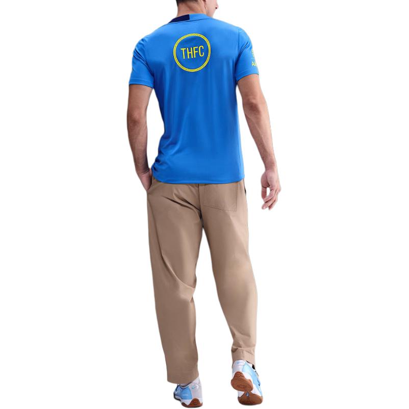 Nike Мужская футболка для футбола Dri-Fit Total 90 с цветовыми блоками и логотипом, с коротким рукавом, топ HM3347-428