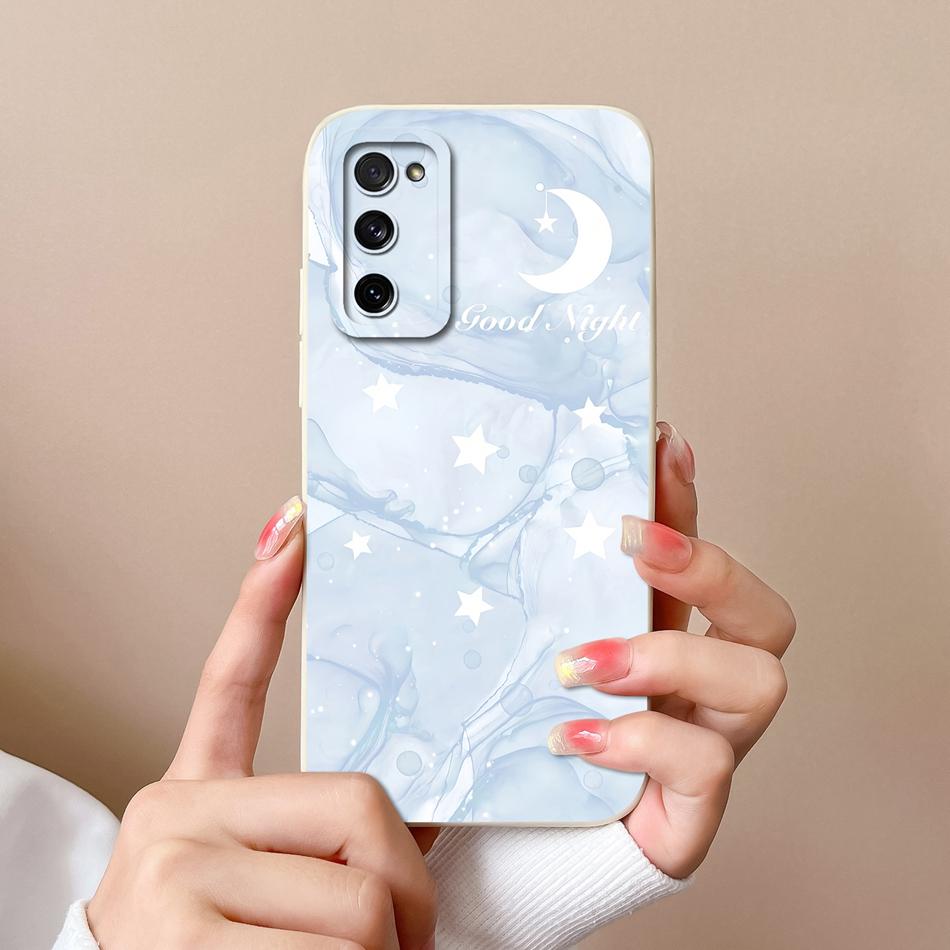 Чехол для Samsung S20 FE Plus Ultra Кошка-панда Задняя крышка для Samsung Galaxy S 20 Защита камеры Жидкий силикон Чехлы для телефона