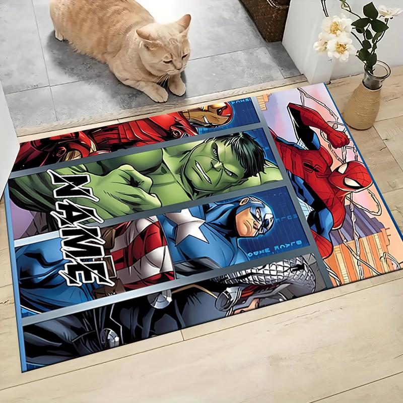 Custom Name "Powerful Dark Sorcerer" Carpet Rug Customizable Soft Washable Anti-Slip Home Living Room Sofa Mats Personalized Rug. 0909151