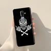 Чехол со скелетом и черепом среднего пальца для Samsung Galaxy J4 J6 Plus 2018 A6 A7 A8 A9 J8 J1 2016 A3 A5 J3 J7 J5 2017